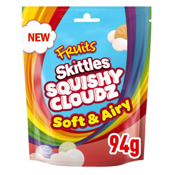 Skittles Squishy Cloudz Crazy Sours 94g Pm ?1.4