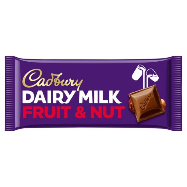 Cadbury Dairy Milk Fruit Nut Chocolate Bar 180g