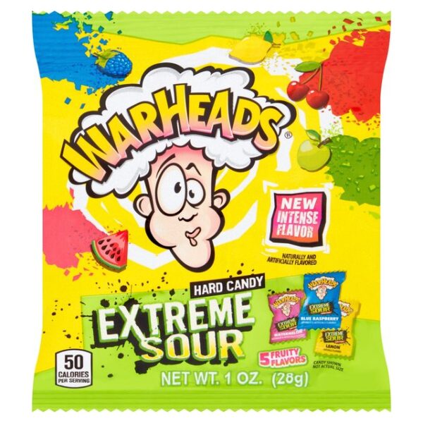 Warheads Extreme Sour Hard Candy 28g