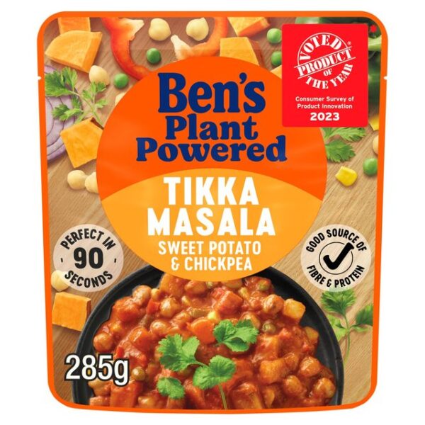 Ben's Plant Powered Tikka Masala Sweet Potato & Chickpea Sauce 285g