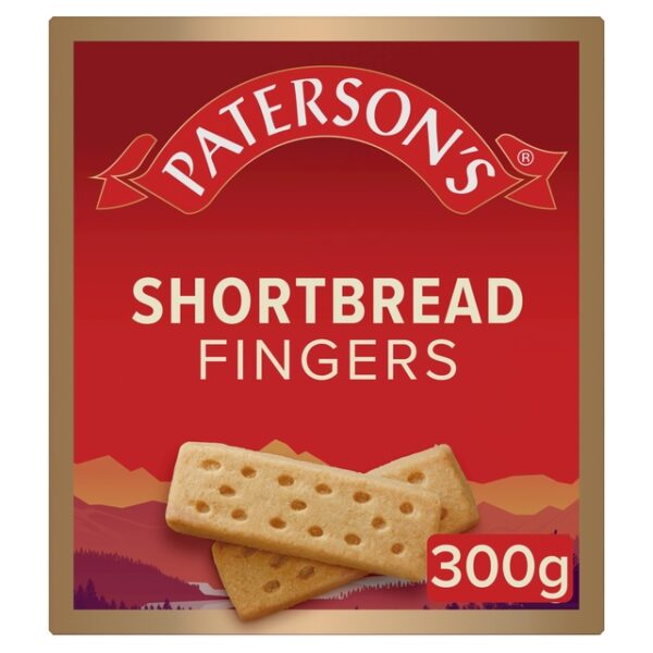 Patersons Scottish Shortbread Fingers 300g