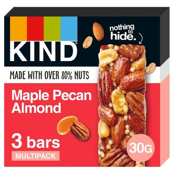 Kind Maple Pecan Almond 3 X 30g