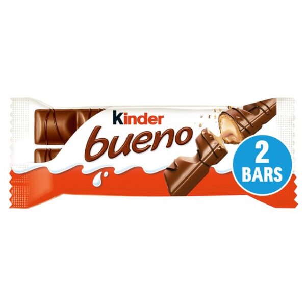 Kinder Bueno Twin Finger Bar 2 per pack