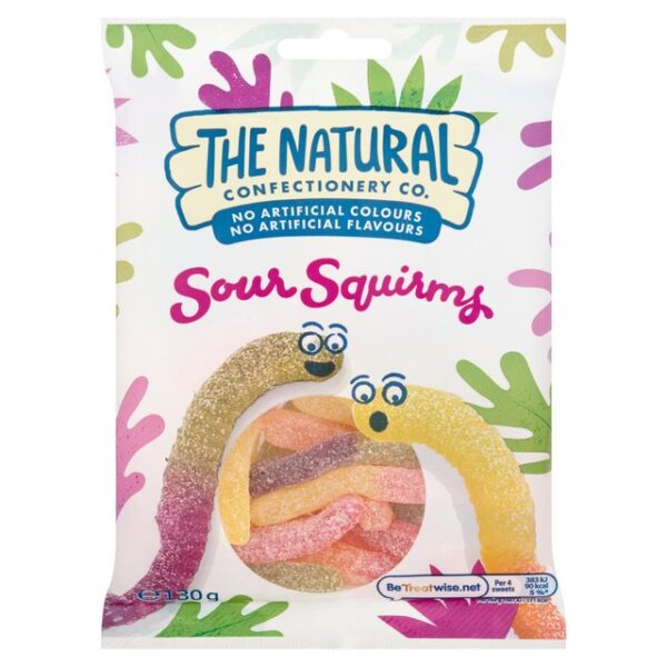 The Natural Confectionery Co. Jelly Squirms 130g