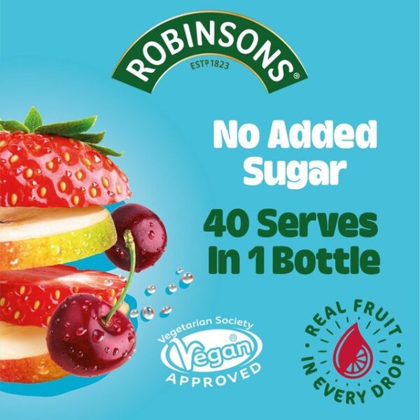 Robinsons No Added Sugar Double Strength Summer Fruits 1L