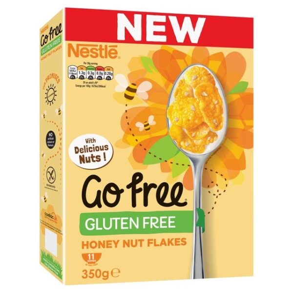 Nestle Go Free Honey Nut Flakes 350g