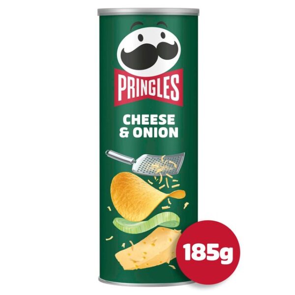 Pringles Cheese & Onion Sharing Crisps 185g