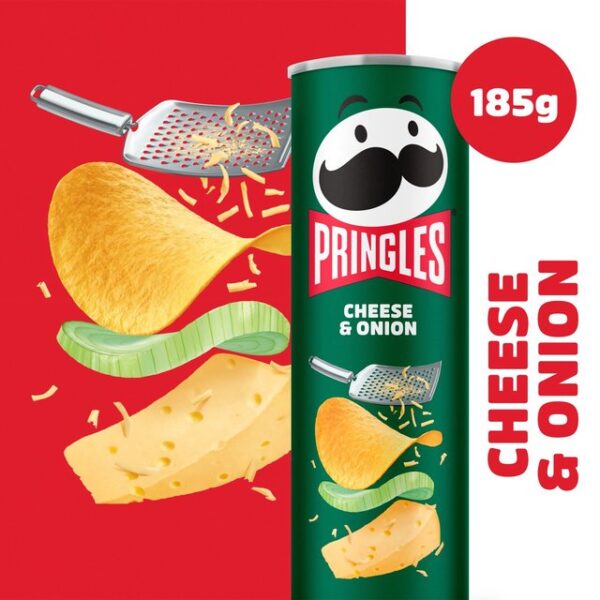 Pringles Cheese & Onion Sharing Crisps 185g