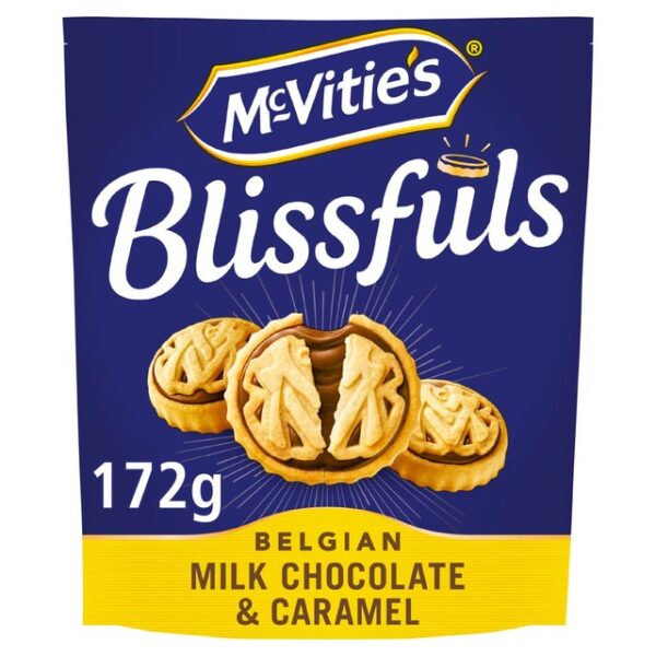 McVitie's Blissfuls Chocolate Caramel Biscuits 172g