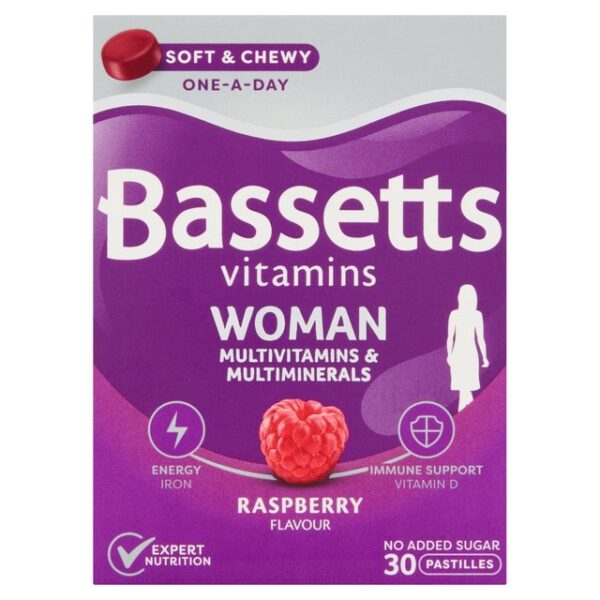 Bassetts Vitamins Woman Raspberry Multivitamins & Minerals 30s