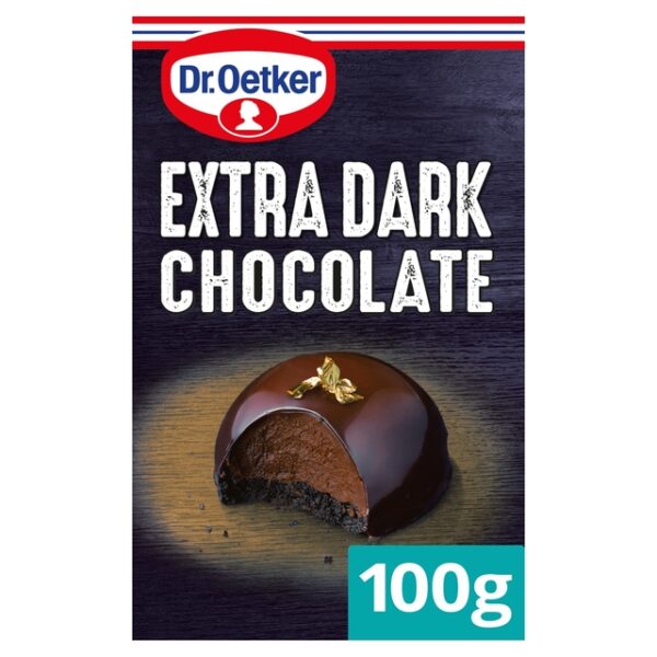 Dr. Oetker Extra Dark Chocolate 100g