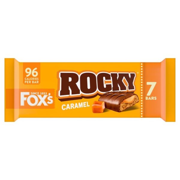 Fox's Rocky Caramel 7 x 133g