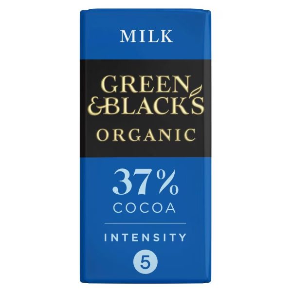 Green & Blacks Organic Milk Chocolate 37% Cocoa 90g