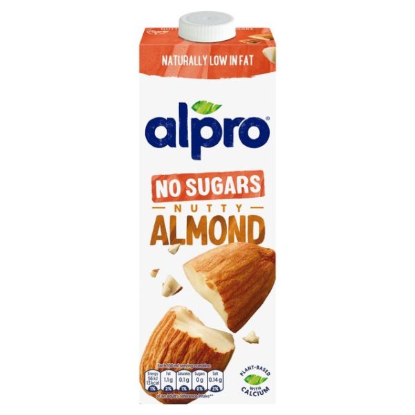 Alpro Almond Unsweetened Drink 1L