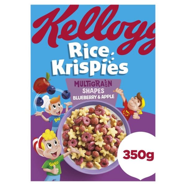 Kelloggs Rice Krispies Multigrain Blueberry & Apple 350g