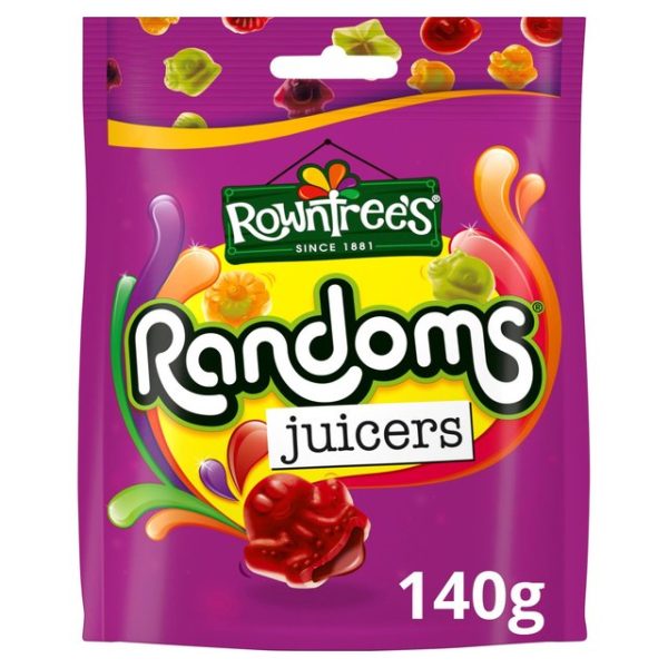 Rowntree's Randoms Juicers Sweets Sharing Pouch 140g