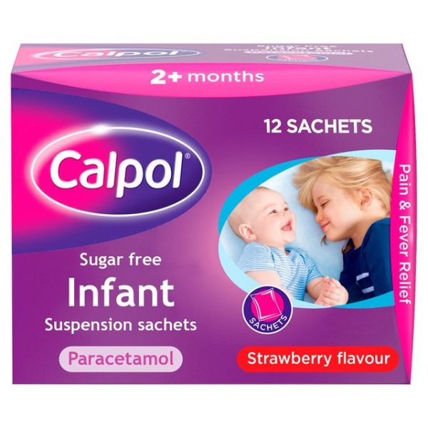 Calpol Sugar Free Infant Sachets 12 x 5ml