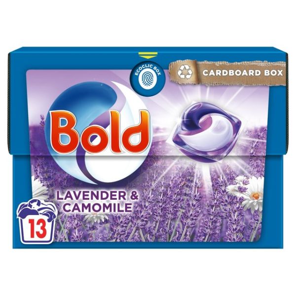 Bold All-In-1 Lavender & Camomile Washing Capsules 13 per pack