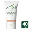 Simple Triple Protect Moisturiser Spf 30 Protect n Glow 40ml