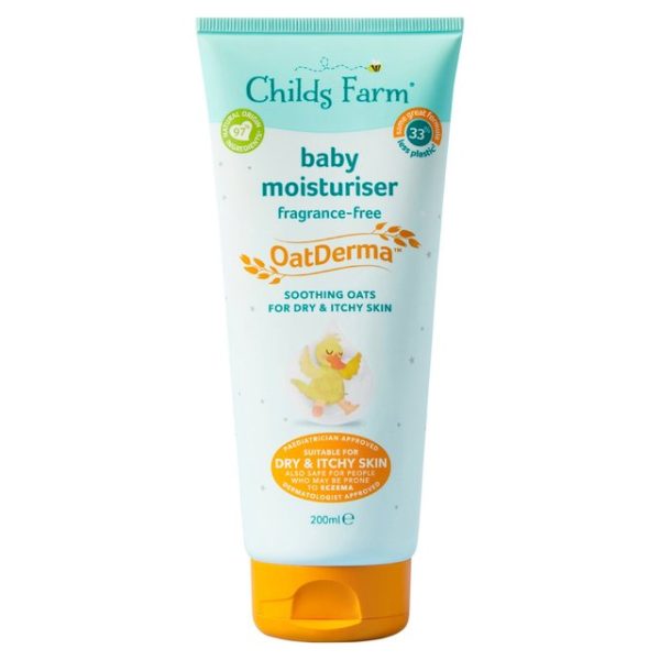 Childs Farm Baby Oatderma Moisturiser Fragrance Free 200ml