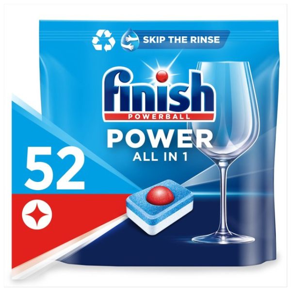 Finish All In One Dishwasher Tablets 52 Tabs