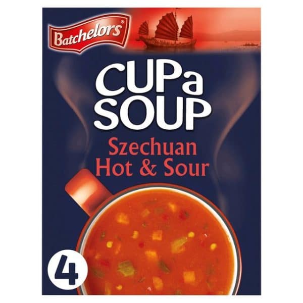 Batchelors Cup A Soup Hot & Sour 4 Pack 92g