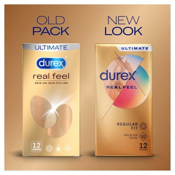 Durex Real Feel Non Latex Condoms 12 per pack