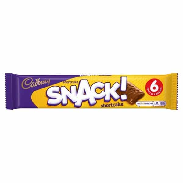 Cadbury Shortcake Snack Bars Multipack 6 x 20g