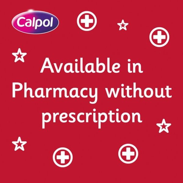 Calpol 6+ Sugar Free Strawberry Liquid Paracetamol 80ml