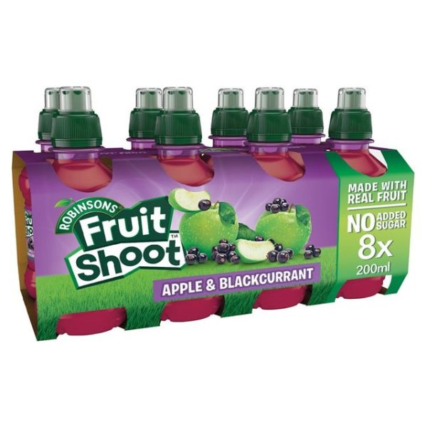 Fruit Shoot Apple & Blackcurrant Kids Juice Drink 8 x 200ml