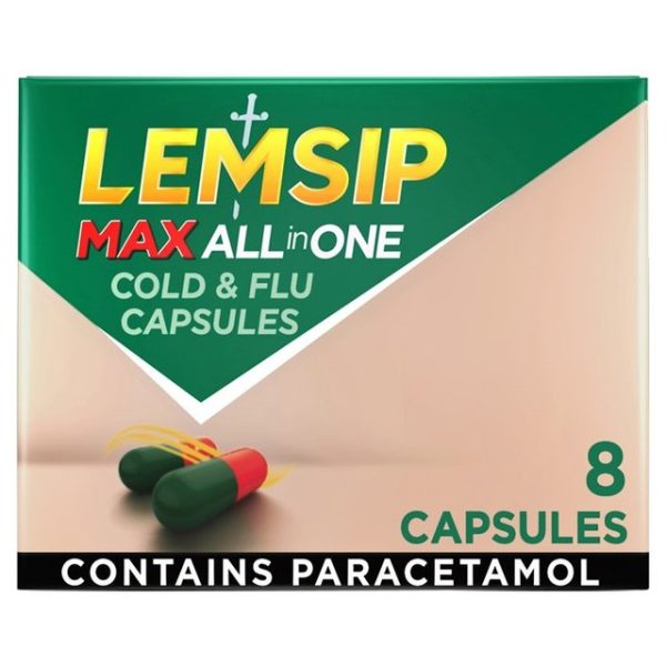 Lemsip Max All In 1 Capsules 8 per pack