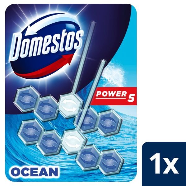 Domestos Rim Block Power 5 Twin Pack Ocean 2 x 55g