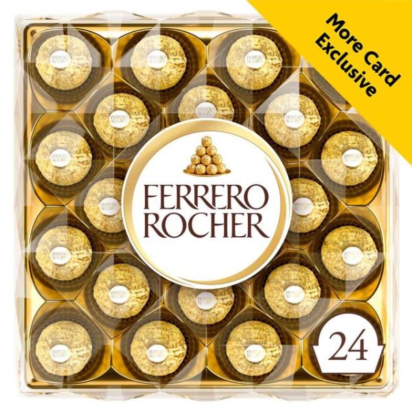 Ferrero Rocher Chocolate Pralines Gift Box 24 Pieces 300g