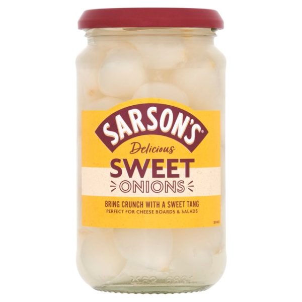 Sarson's Sweet And Mild Silverskin Onions (460g)