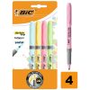 Bic Highlighter Grip Pastel Assorted 4 per pack