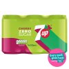 7UP Zero Sugar Cherry Cans 6 x 330ml
