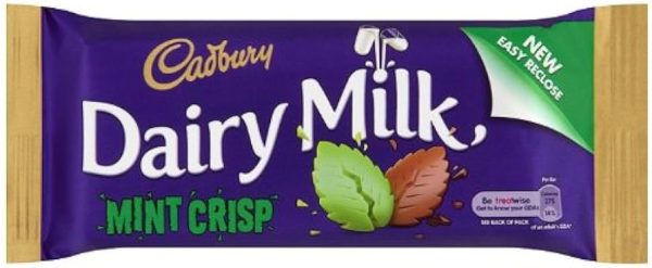 Cadbury Dairy Milk Mint Crisp 54g