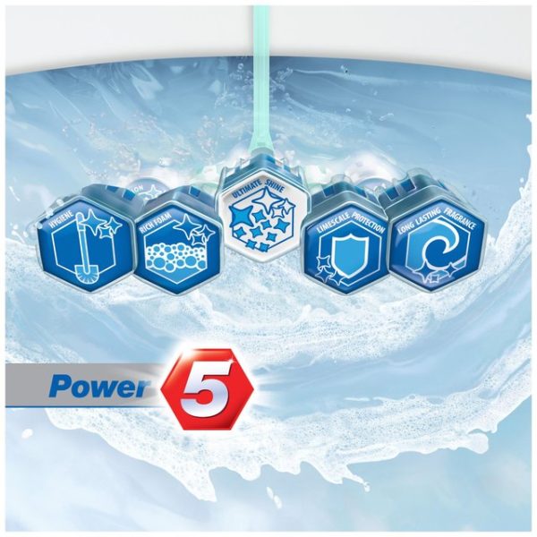 Domestos Rim Block Power 5 Twin Pack Ocean 2 x 55g