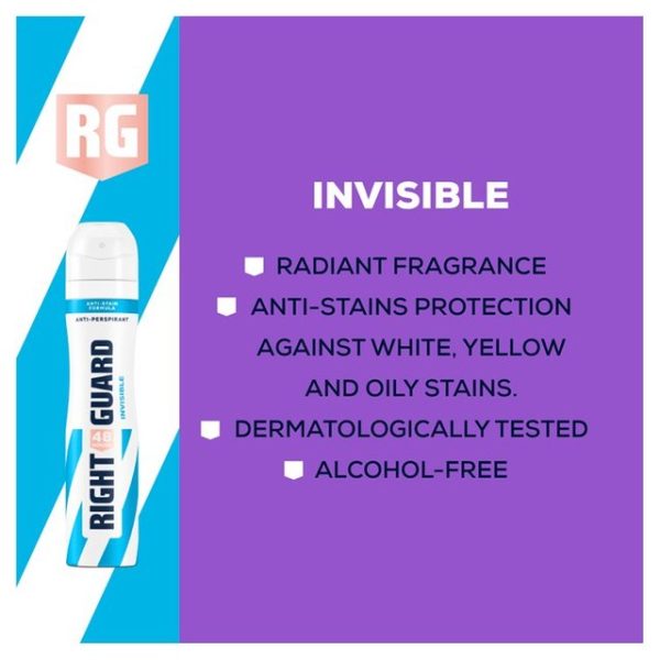 Right Guard Women Total Defence 5 Invisible Anti-Perspirant 250ml