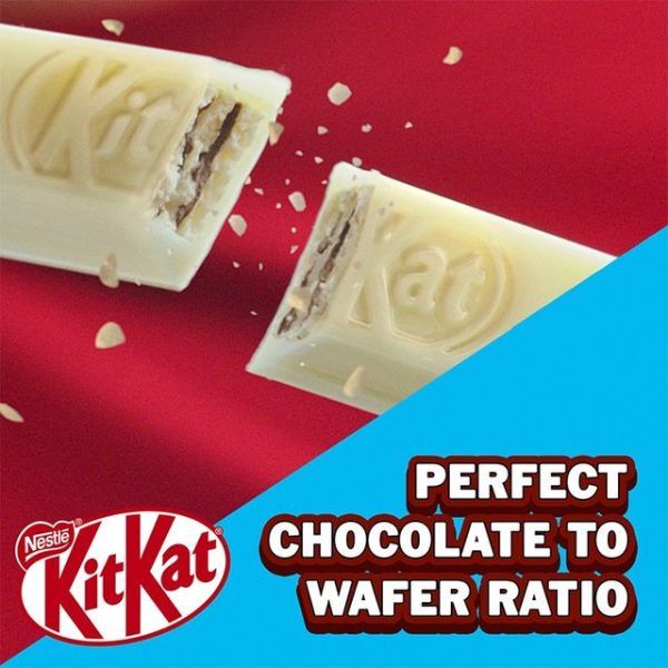 Kit Kat 2 Finger White Chocolate Biscuit Bar Multipack 9 x 20.7g