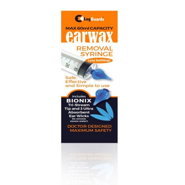 LUGGUARDS EAR WAX REMOVAL SYRINGE 60ML