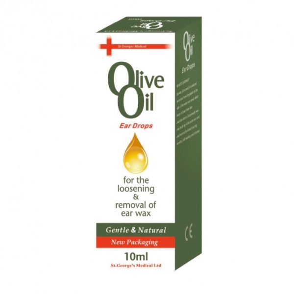 ST GEORGES MEDICAL OLIVE OIL EAR DROPS 10ML