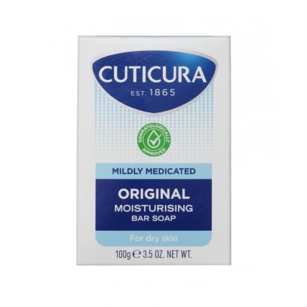 CUTICURA MILDLY MEDICATED BAR SOAP 100G