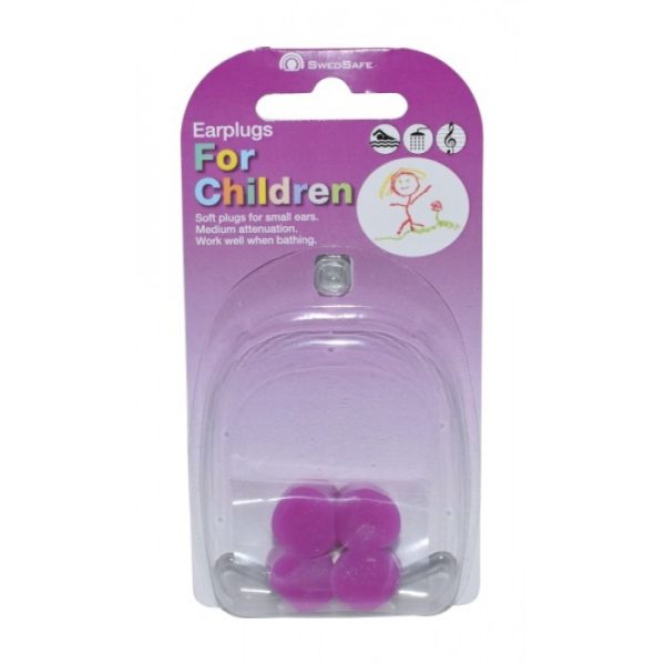 SWEDSAFE EARPLUG 2PAIRS CHILDREN ONE SIZE