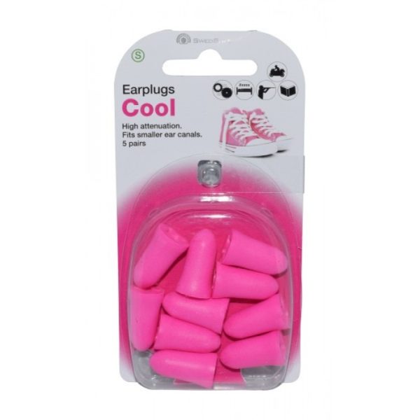 SWEDSAFE EARPLUG 5PAIRS COOL SMALL