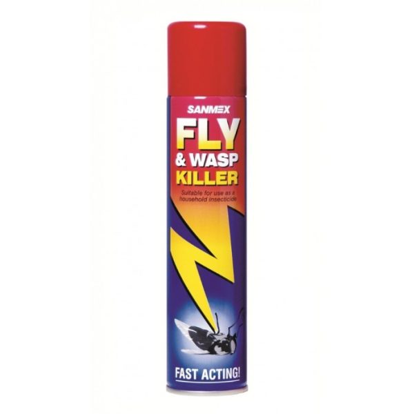 SANMEX FLY & WASP KILLER SPRAY 300ML