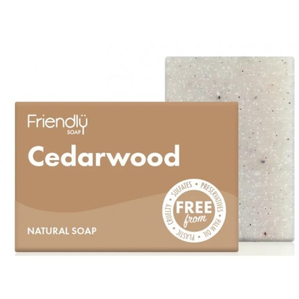 FRIENDLY BAR SOAP 95G CEDARWOOD