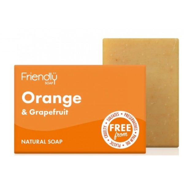 FRIENDLY BAR SOAP 95G ORANGE & GRAPEFRUIT