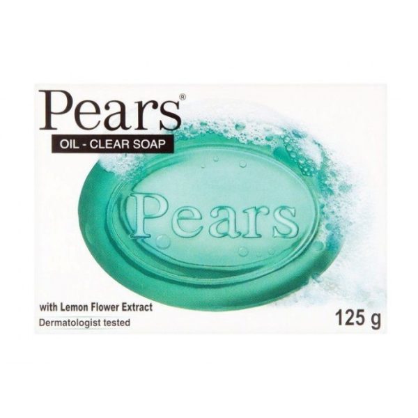 PEARS BAR SOAP 125G WITH LEMON (GREEN)