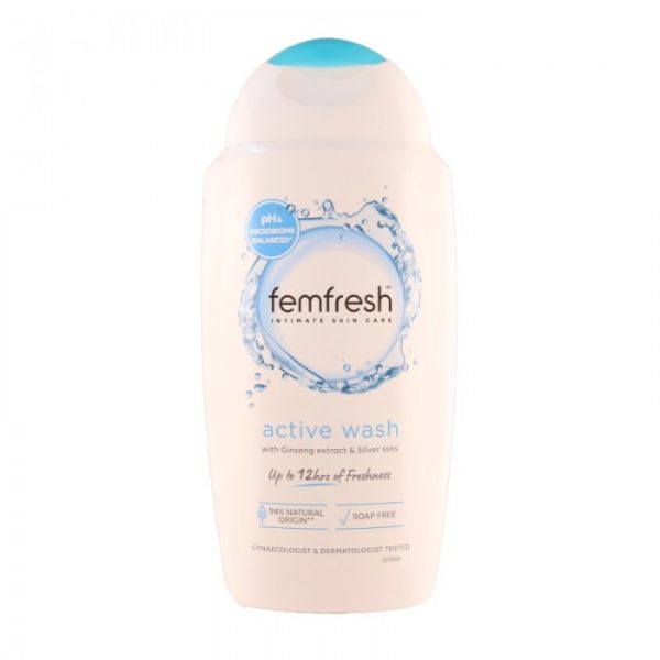 FEMFRESH WASH 250ML ACTIVE